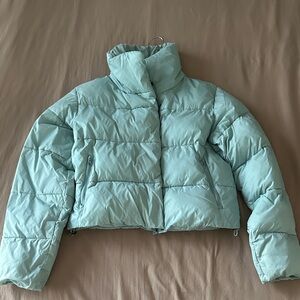 Ali Gold Rush Blue Puffer Jacket